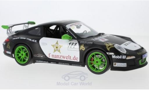 Porsche 997 GT3 RS 1/18 Norev 911 (II) GT3 RS No.177 Flash-Racing Team Ring Police Sports Cup 2011 J.van Ommen/J.E.Slooten modellino in miniatura