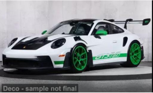 Porsche 911 1/18 Norev GT3 RS weiss/grün 2022 1:18 modellino in miniatura