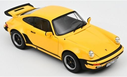 Porsche 930 Turbo 1/18 Norev 911 Turbo 3.0 giallo 1976 modellino in miniatura
