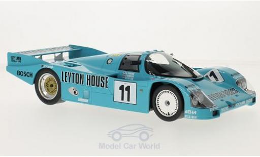 Porsche 962 1987 1/18 Norev C No.11 Kremer Racing Leyton House 24h Le Mans 1987 G.Fouche/F.Konrad/W.Taylor modellino in miniatura