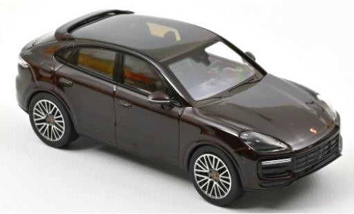 Porsche Cayenne Turbo 1/43 Norev Turbo Coupe metallico marroneee 2019 modellino in miniatura