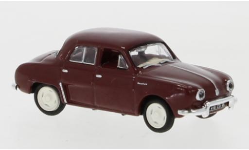 Renault Dauphine 1/87 Norev rosso 1956 modellino in miniatura