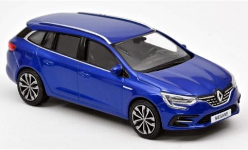 Renault Megane 1/43 Norev Estate metallico blu 2020 modellino in miniatura