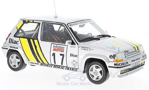 Renault 5 GT Turbo 1/18 Norev Supercinq GT Turbo No.17 Rallye WM Tour de Corse 1989 J.Ragnotti/G.Thimonier modellino in miniatura