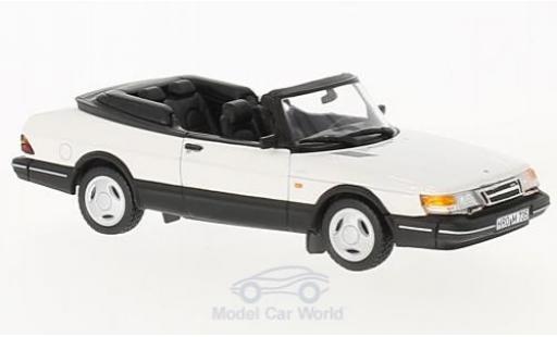 Saab 900 Turbo 1/43 Norev Turbo 16 Cabriolet bianco 1992 modellino in miniatura
