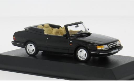 Saab 900 1/43 Norev Turbo Cabriolet schwarz 1992 1:43 modellino in miniatura