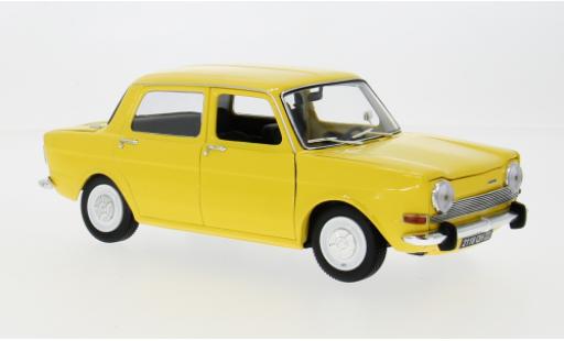 Simca 1000 1/18 Norev LS gelb 1974 1:18 modellino in miniatura
