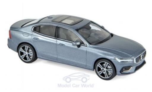 Volvo S60 1/43 Norev metallico grigio 2018 modellino in miniatura