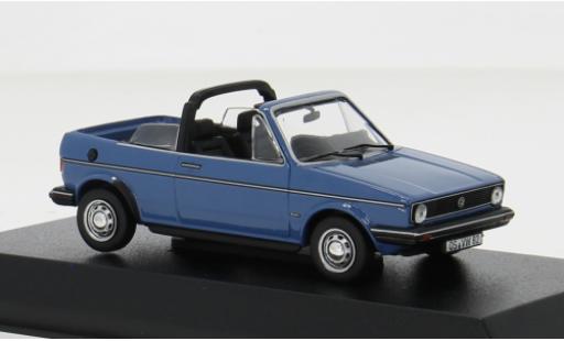 Volkswagen Golf 1/43 Norev I Cabriolet blau 1981 1:43 modellino in miniatura