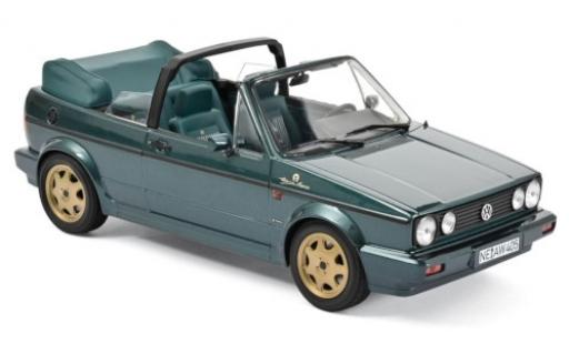 Volkswagen Golf 1/18 Norev I Cabriolet Etienne Aigner metallico verde 1990 modellino in miniatura