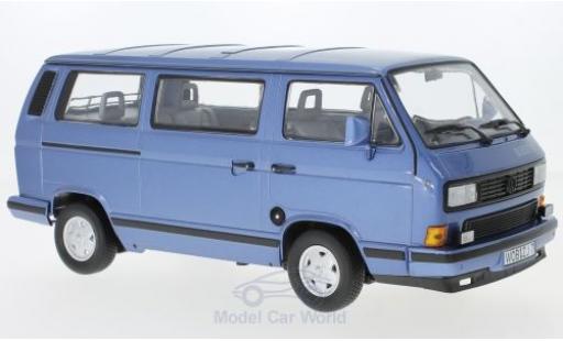 Volkswagen T3 B 1/18 Norev Multivan Bluestar metallico blu 1990 modellino in miniatura