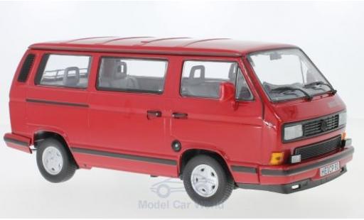 Volkswagen T3 A 1/18 Norev Multivan Redstar rosso 1992 modellino in miniatura