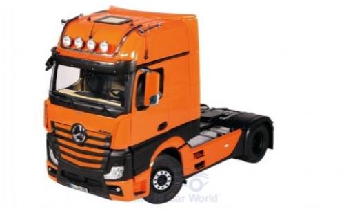 Mercedes Actros 1/18 NZG GigaSpace 4X2 orange/nero modellino in miniatura