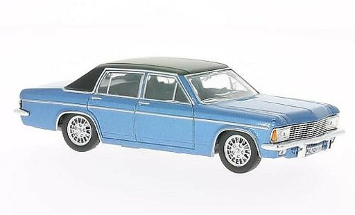 Opel Admiral B 1/43 WhiteBox blu/nero 1969 modellini auto