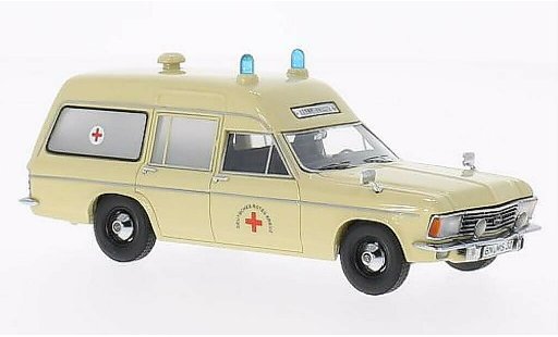 Opel Admiral B 1/43 Matrix SWB Miesen RTW Rettungswagen 1970 modellini auto