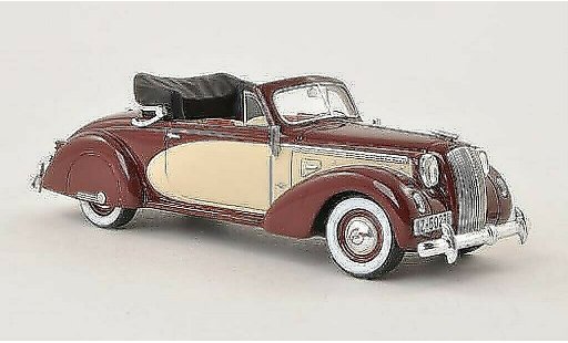 Opel Admiral Vorkrieg 1/43 Matrix Hebmuller Cabrio rosso/beige 1938 modellini auto