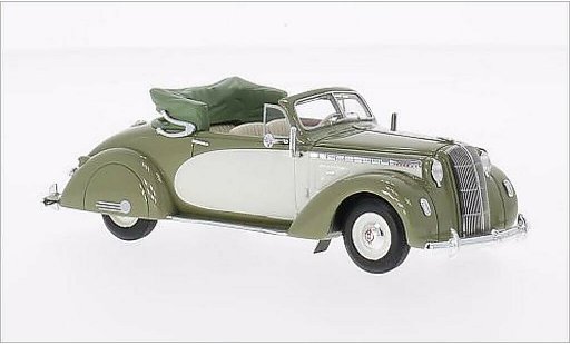 Opel Admiral Vorkrieg 1/43 Neo Hebmuller oliv/beige 1938 modellini auto