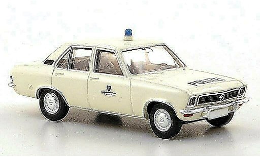 Opel Ascona A Base 1/87 Brekina Polizia Wiesbaden 1970 modellini auto