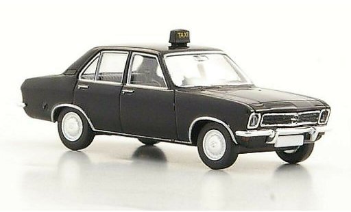 Opel Ascona A Taxi 1/87 Brekina nero 4-Turer modellini auto