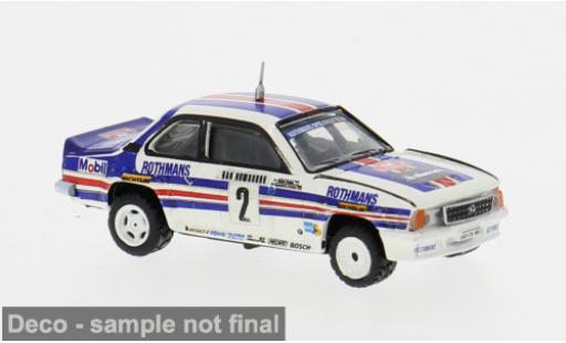 Opel Ascona 1/87 Brekina B i400 Rallye Monte Carlo 1982 #2 W.Röhrl 1:87 modellino in miniatura