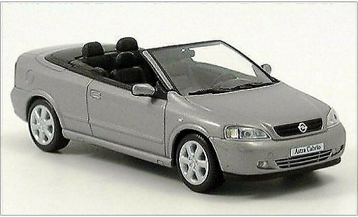 Opel Astra Cabriolet 1/43 Minichamps G Cabrio grigio modellini auto