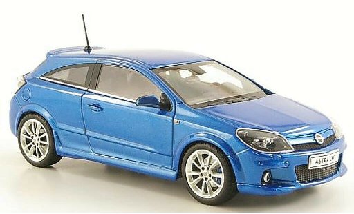 Opel Astra OPC 1/43 Minichamps H blu 3-Turer modellini auto