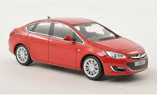 Opel Astra Limousine 1/43 Minichamps J Berlina rosso 2012 modellini auto