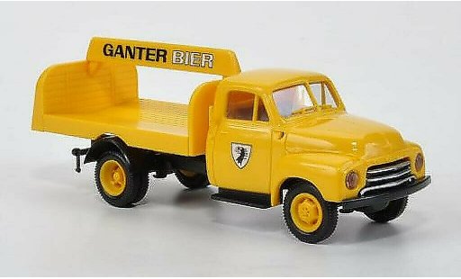 Opel Blitz Base 1/87 Brekina Getrankepianale Ganter Bier modellini auto