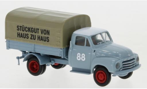 Opel Blitz 1/87 Brekina PP blaugraue 1:87 modellino in miniatura