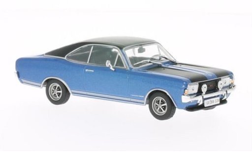 Opel Commodore A 1/43 WhiteBox Coupe GS/E blu/nero 1970 modellini auto