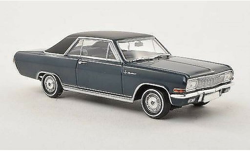 Opel Diplomat A Coupe 1/43 Minichamps A V8 blu/opaco-nero 1965 modellini auto