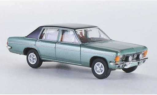 Opel Diplomat B Base 1/87 Brekina B verde/opaco-nero modellini auto