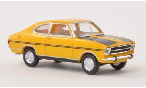 Opel Kadett B B 1/87 Herpa Coupe Rally giallo/opaco-nero modellini auto