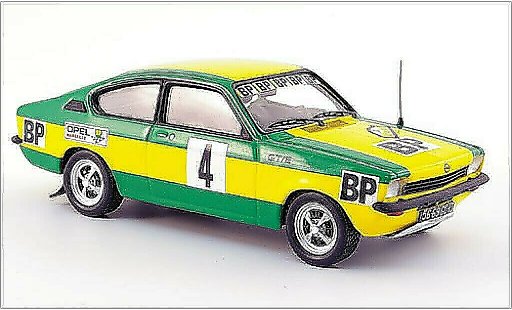 Opel Kadett C C 1/43 Trofeu GT/E No.4 BP Rally des 1000 Pistes 1976 modellini auto