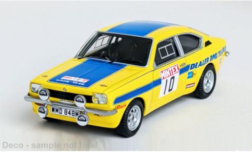 Opel Kadett 1/43 Trofeu GT/E Rally Mintex Dales 1975 Dealer Team #10 T.Fall/M.Wood 1:43 modellino in miniatura