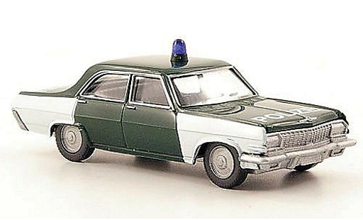 Opel Kapitan A 1/87 Wiking Polizia modellini auto