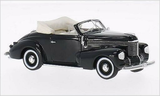Opel Kapitan Vorkrieg 1/43 Neo Hebmuller Cabrio nero 1940 modellini auto
