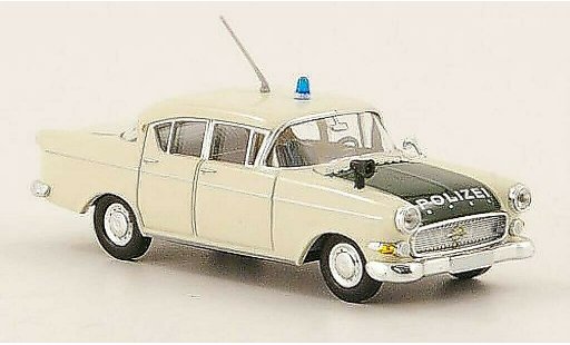 Opel Kapitan P2.5 1/87 Brekina P 2.5 Polizia bianco/verde modellini auto