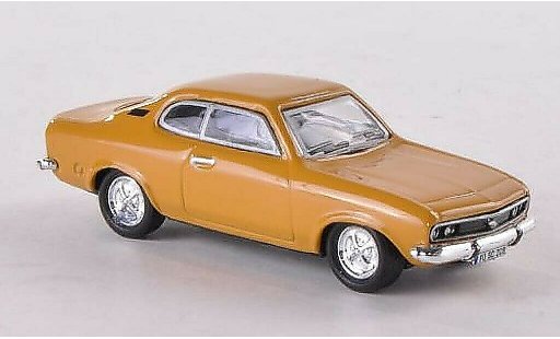 Opel Manta A 1/87 Schuco ocker modellini auto
