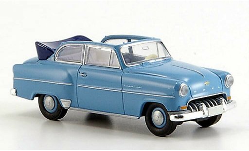 Opel Olympia Base 1/87 Brekina Cabrio blu modellini auto