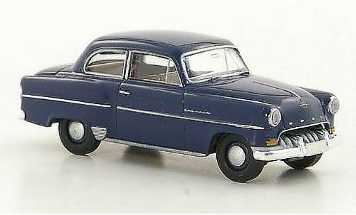 Opel Olympia Rekord 1/87 Brekina blu modellini auto