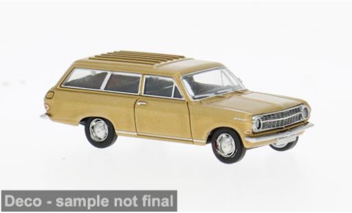 Opel Rekord 1/87 Brekina A Caravan gold 1963 1:87 modellino in miniatura