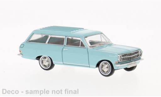 Opel Rekord 1/87 Brekina A Caravan t&uuml;rkis 1963 1:87 modellino in miniatura