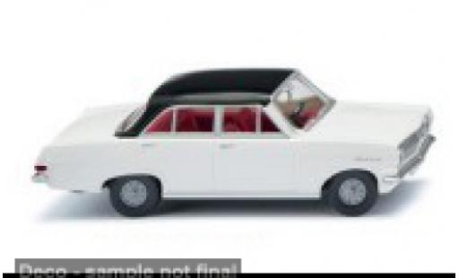 Opel Rekord 1/87 Wiking A weiss/schwarz 1963 1:87 modellino in miniatura