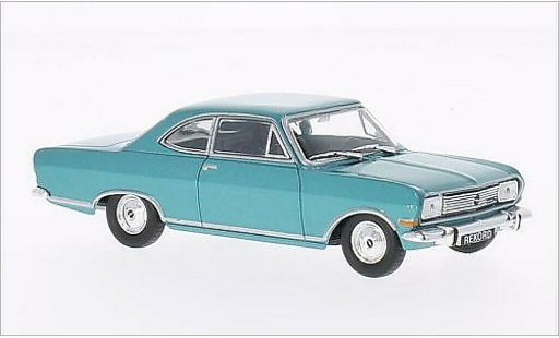 Opel Rekord B 1/43 WhiteBox Coupe metallicoo turchese 1965 modellini auto