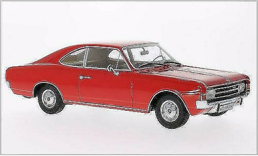 Opel Rekord C 1/18 Minichamps Coupe rosso 1966 modellini auto