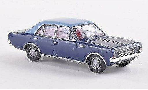 Opel Rekord C 1/87 Brekina blu/blu modellini auto
