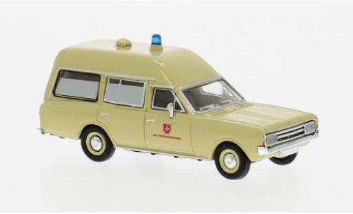 Opel Rekord 1/87 Brekina C KTW 1968 Malteser 1:87 modellino in miniatura