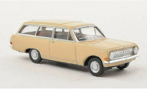 Opel Rekord Base 1/87 Herpa CarAVan beige modellini auto