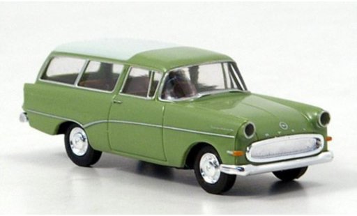Opel Rekord P1 1/87 Brekina P 1 Caravan verde/bianco 1957 modellini auto